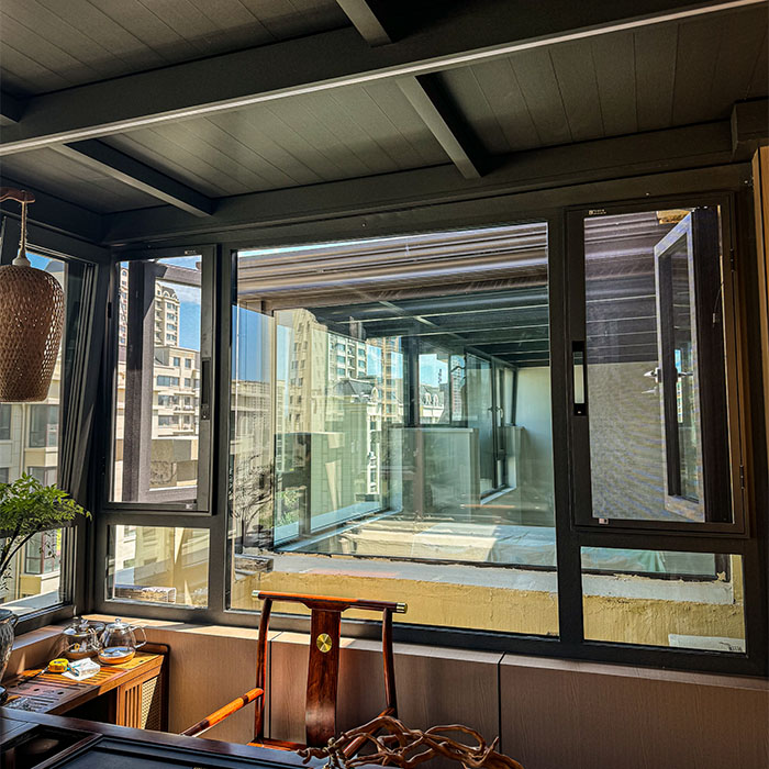 outward opening aluminum window