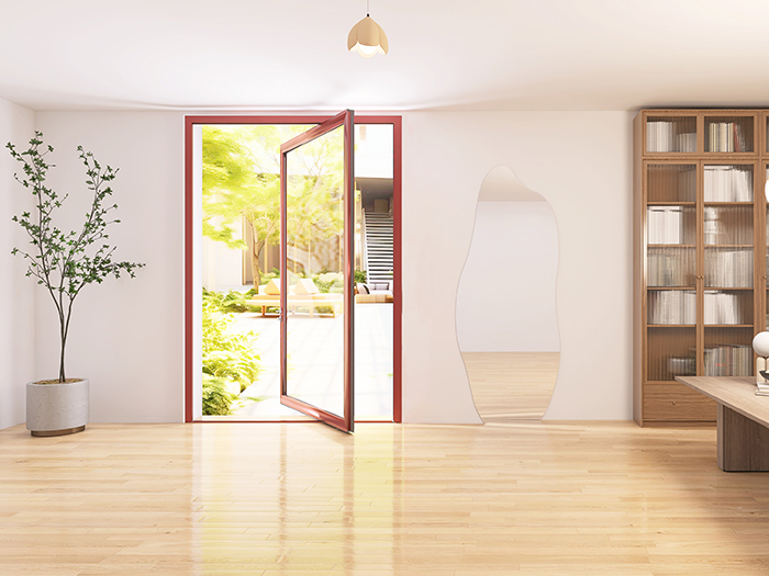 Greborn W75 offset pivot door: The perfect fusion of high quality and fashionable and grand appearance!