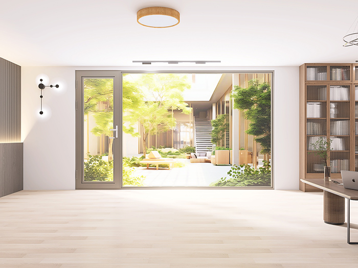 Greborn W110 aluminum door screen integrated：The best choice for trendy home furnishings!