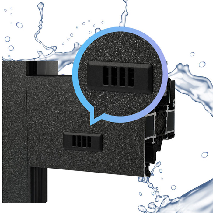 outward opening aluminum window