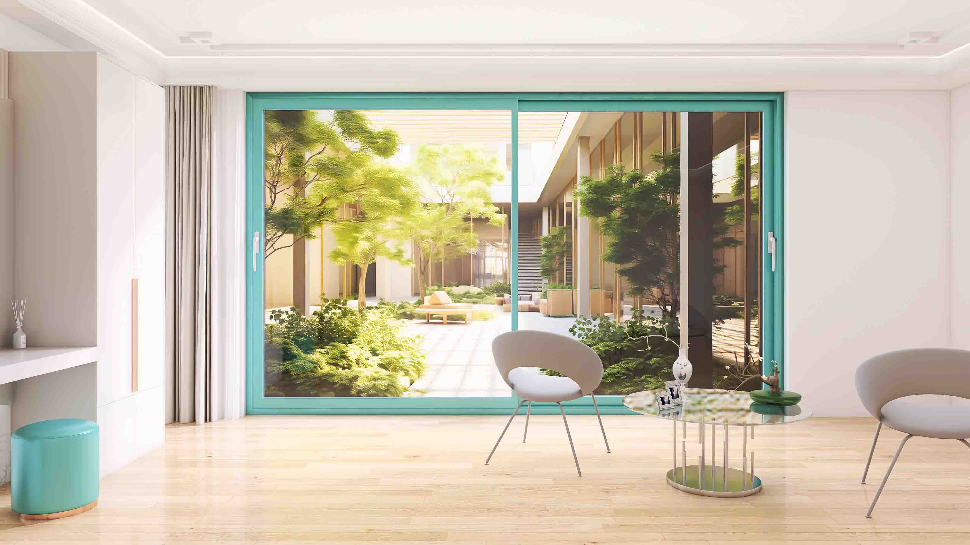 aluminum frame sliding door