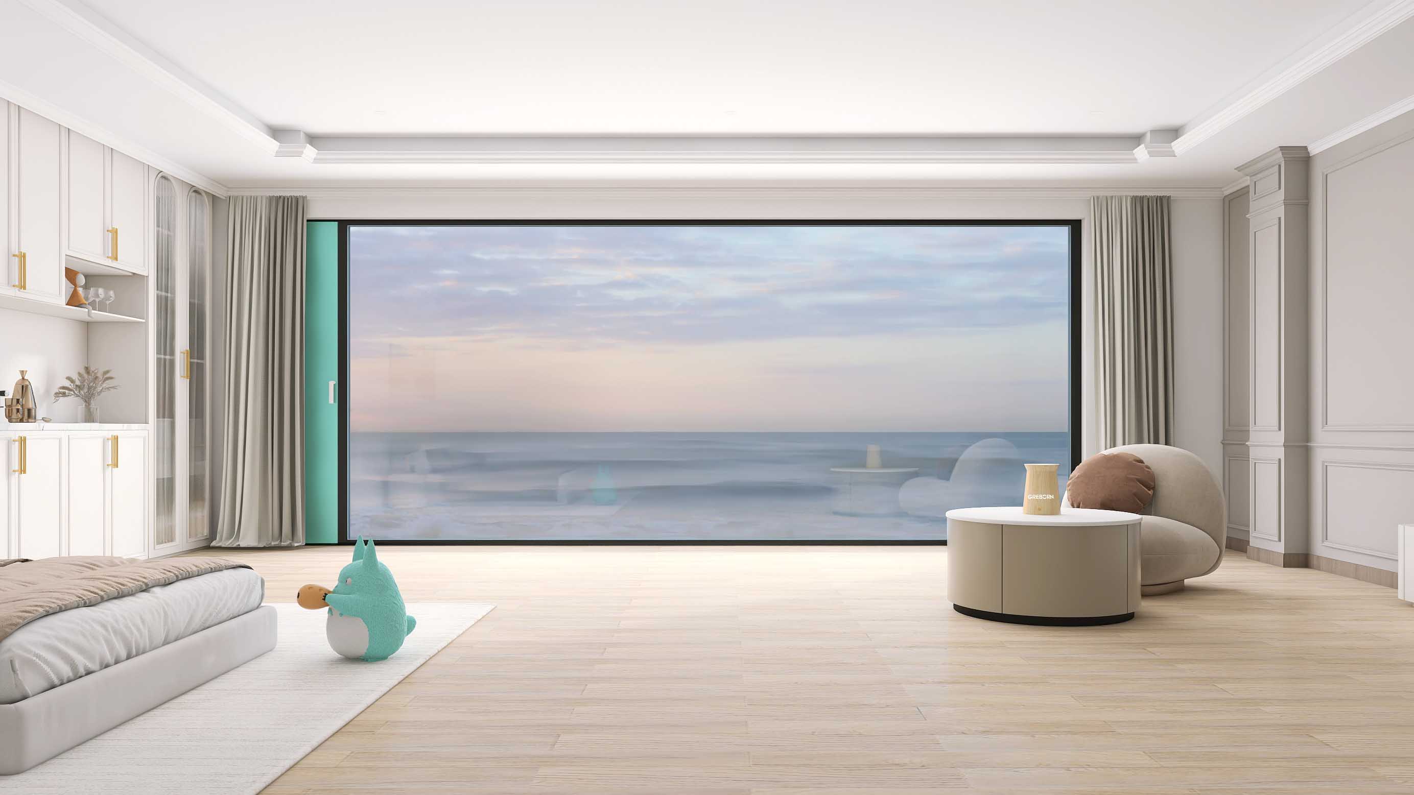 micro ventilation aluminum windows