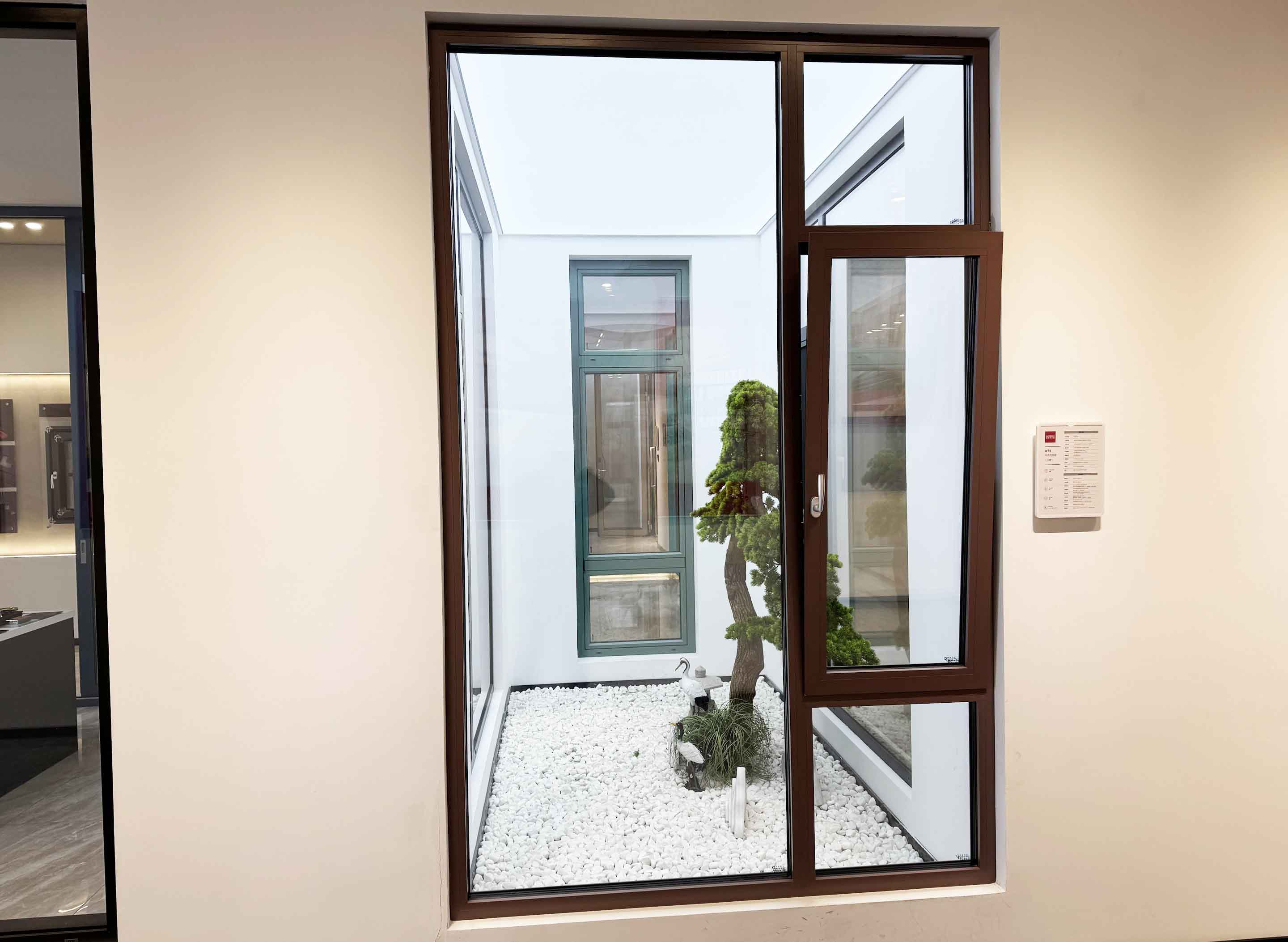 inward opening tilt and turn aluminum windows