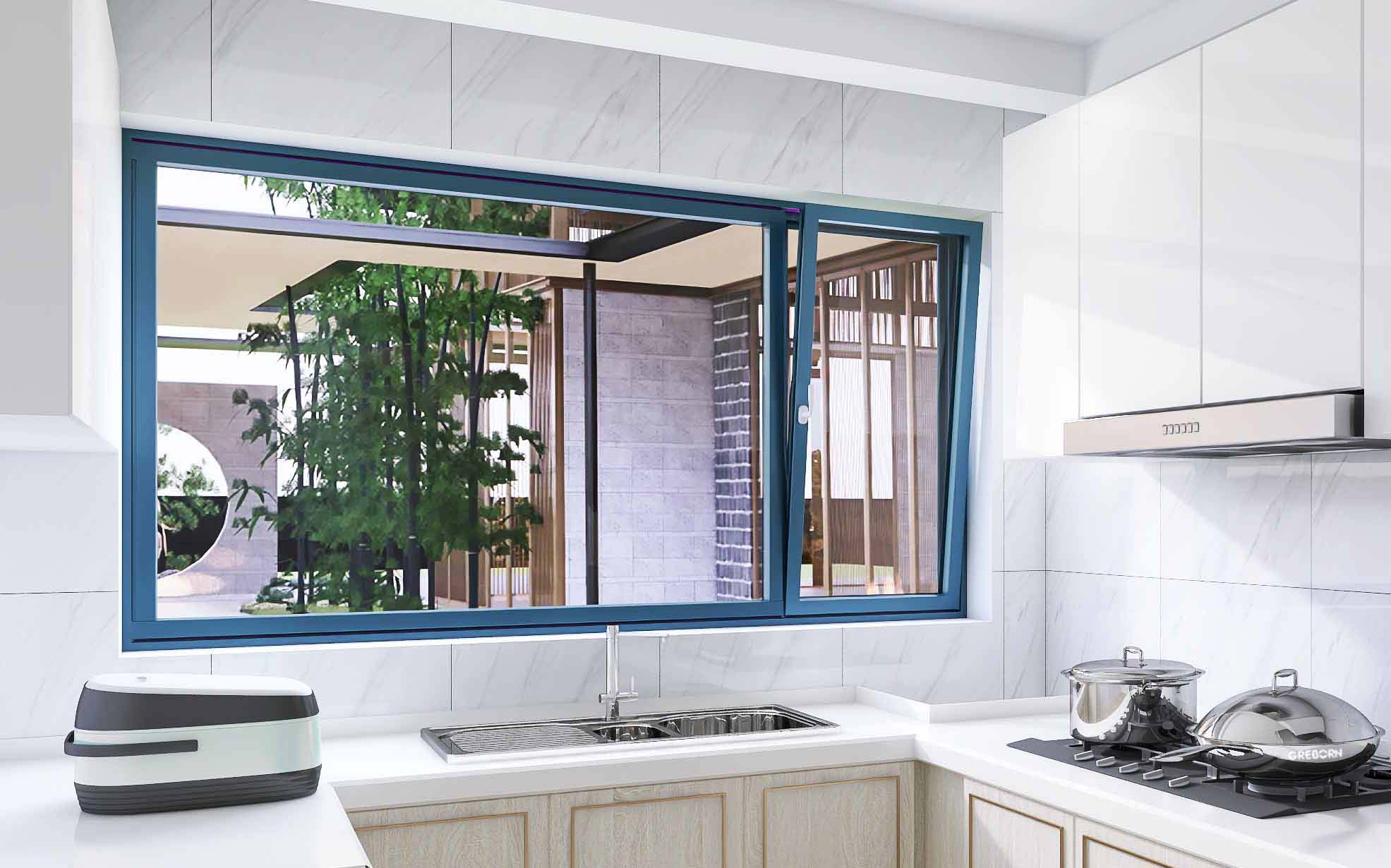 tilt and slide aluminum windows