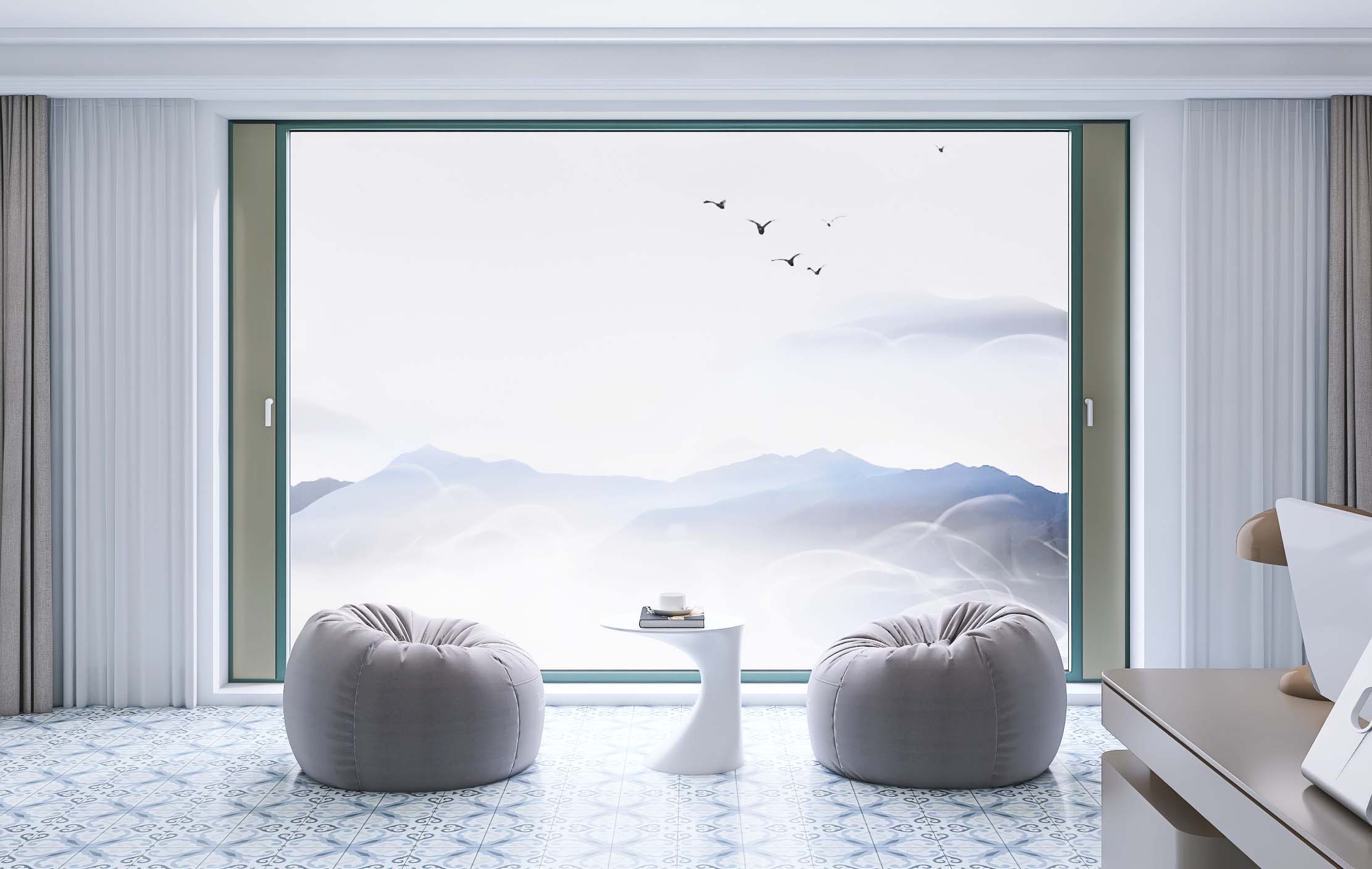 micro ventilation aluminum windows