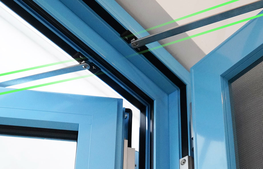 Aluminum Door Screen Integrated