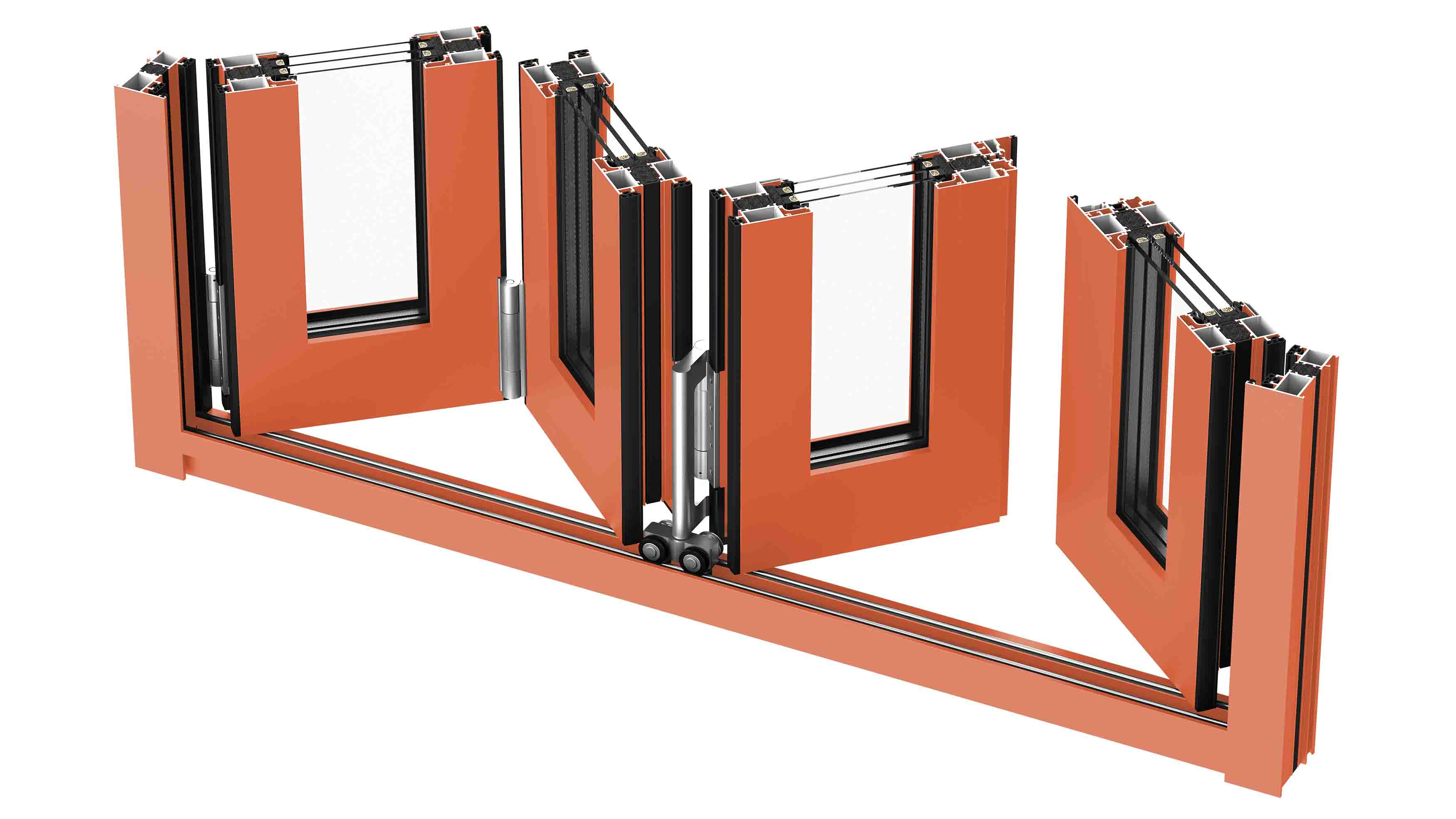 Aluminum Bi-folding Door