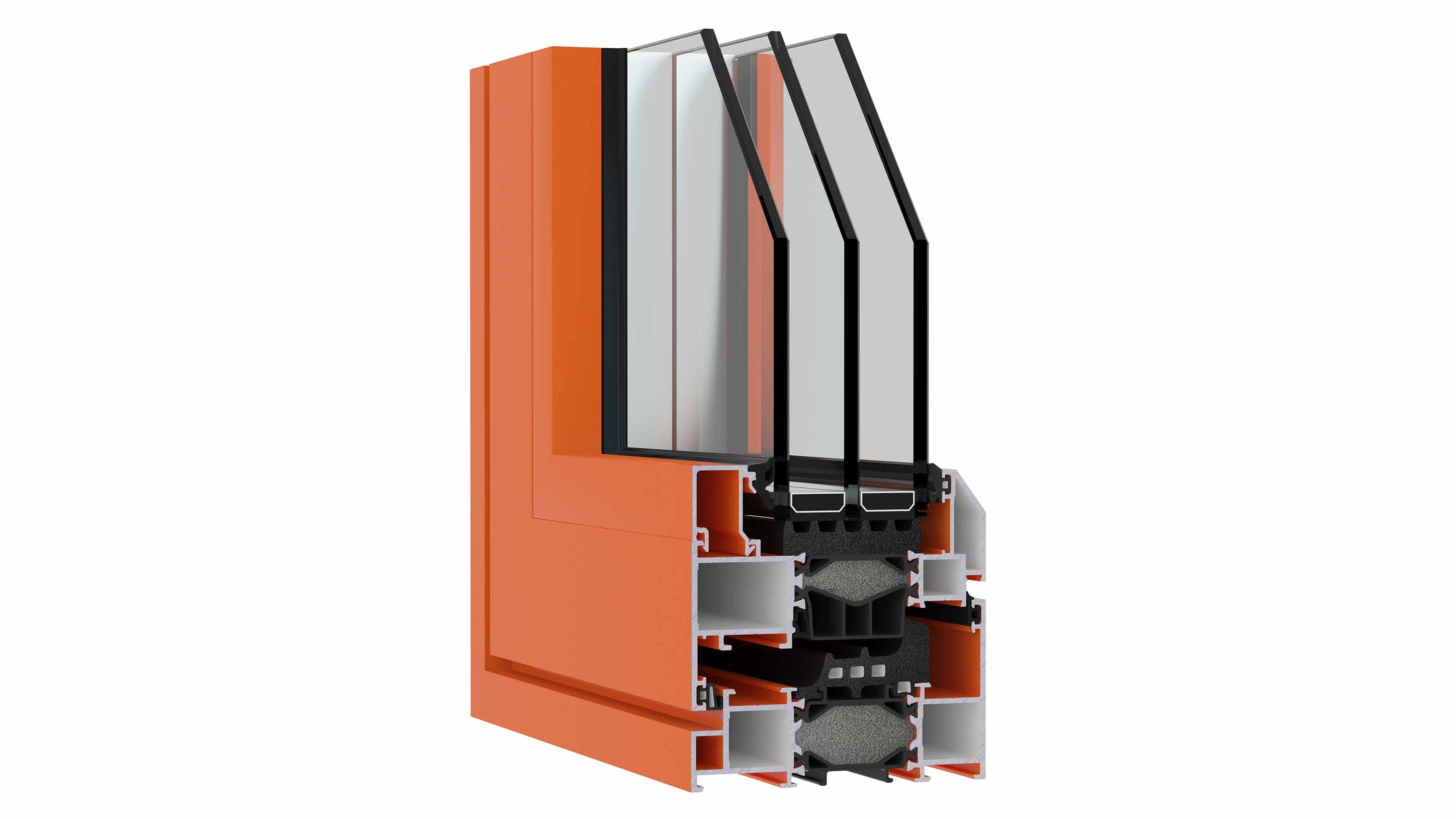 Outward Opening Aluminum Casement Windows