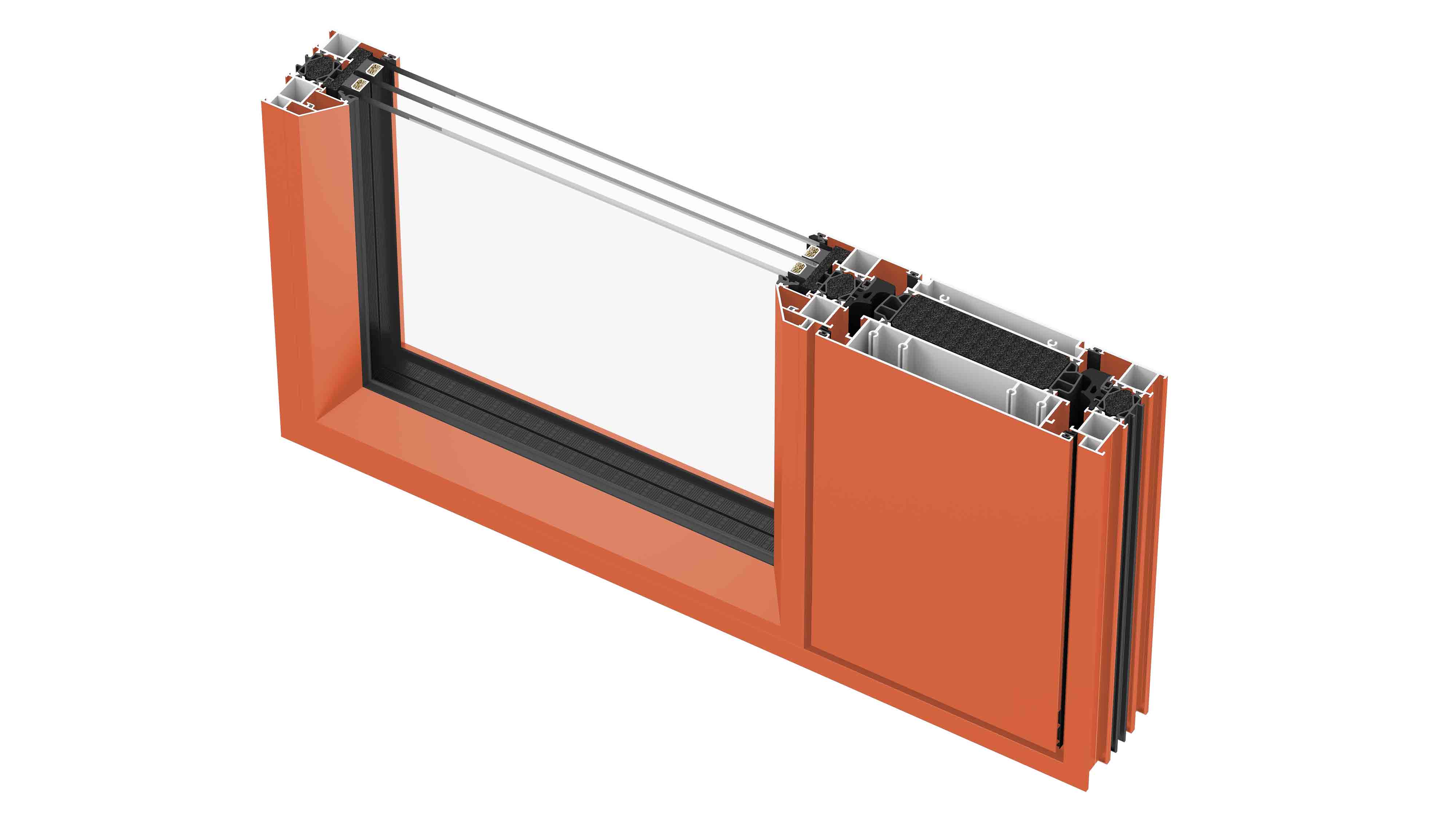 Micro Ventilation Aluminum Windows