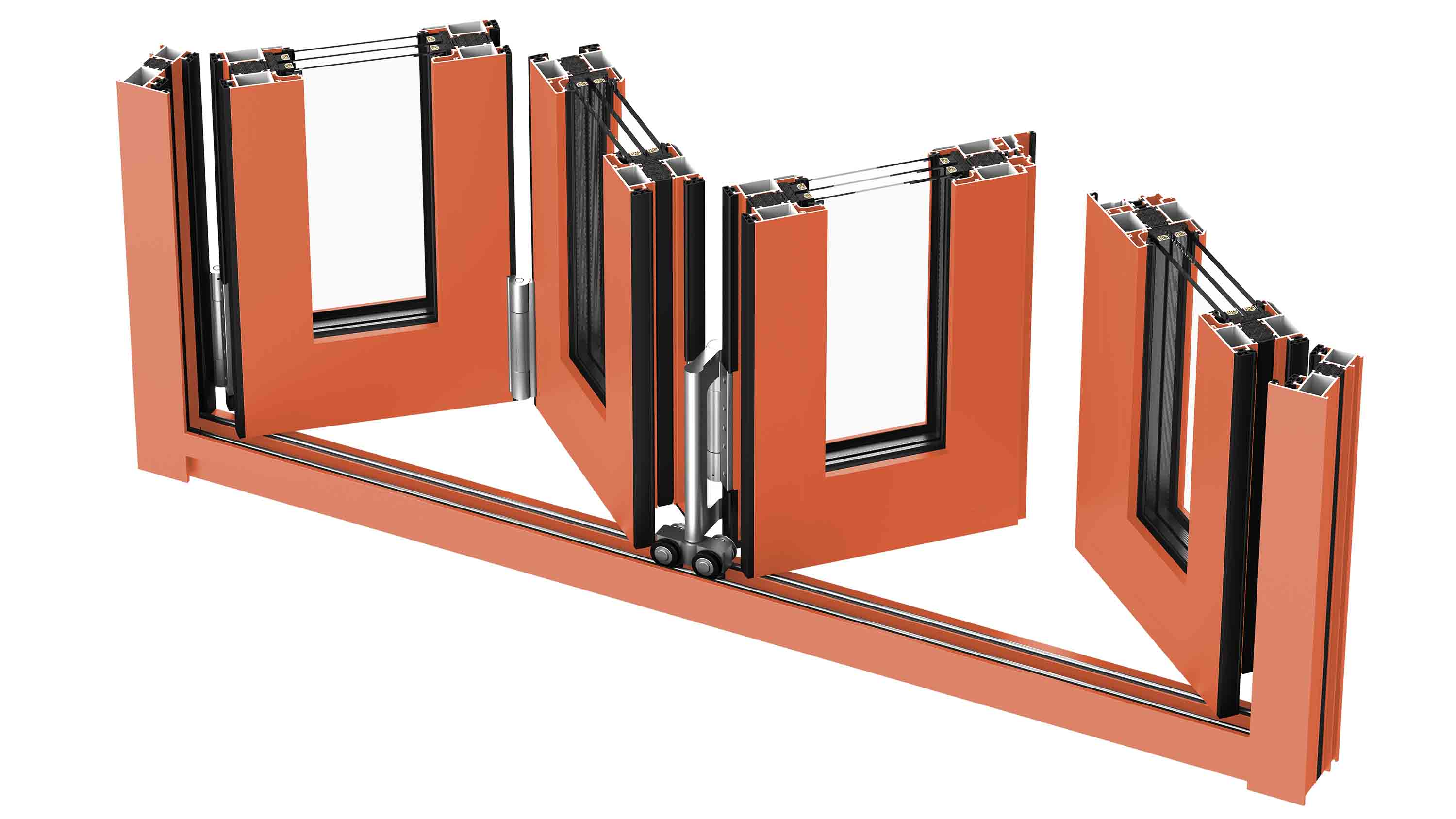 Aluminum Bi-folding Door