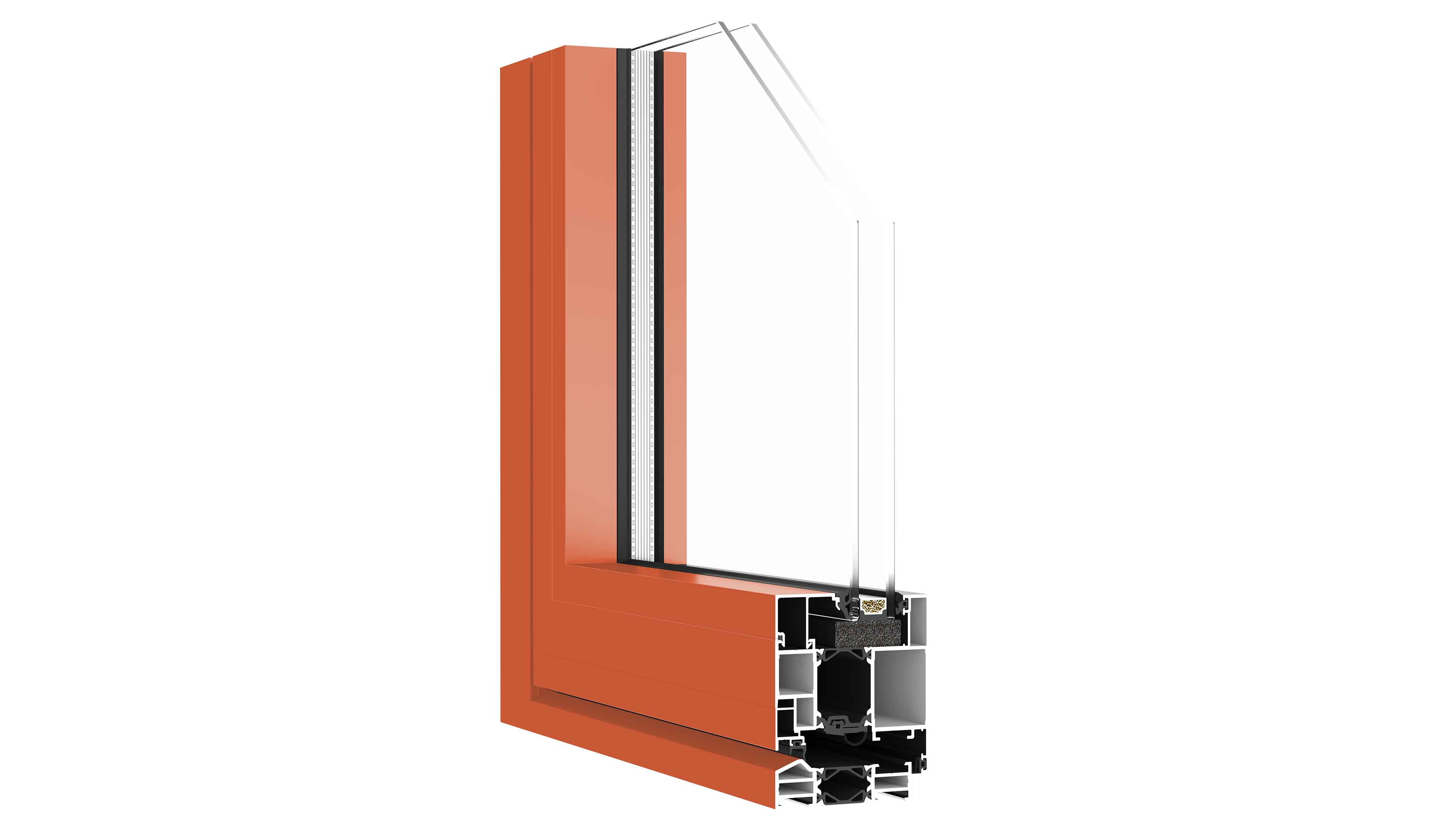 Slim Frame Outward Opening Door