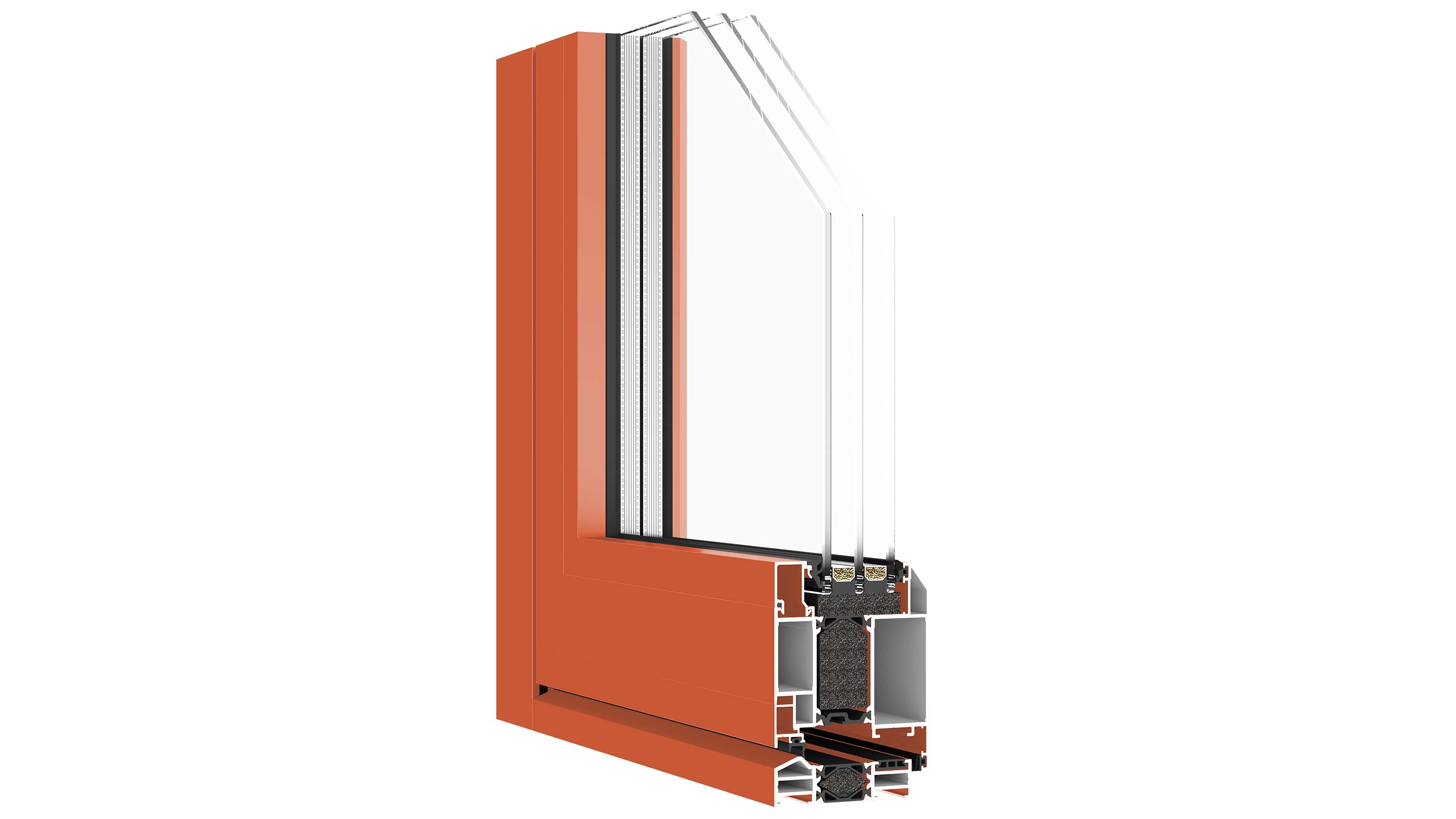 Broken Bridge Thermal Insulation Swing Door