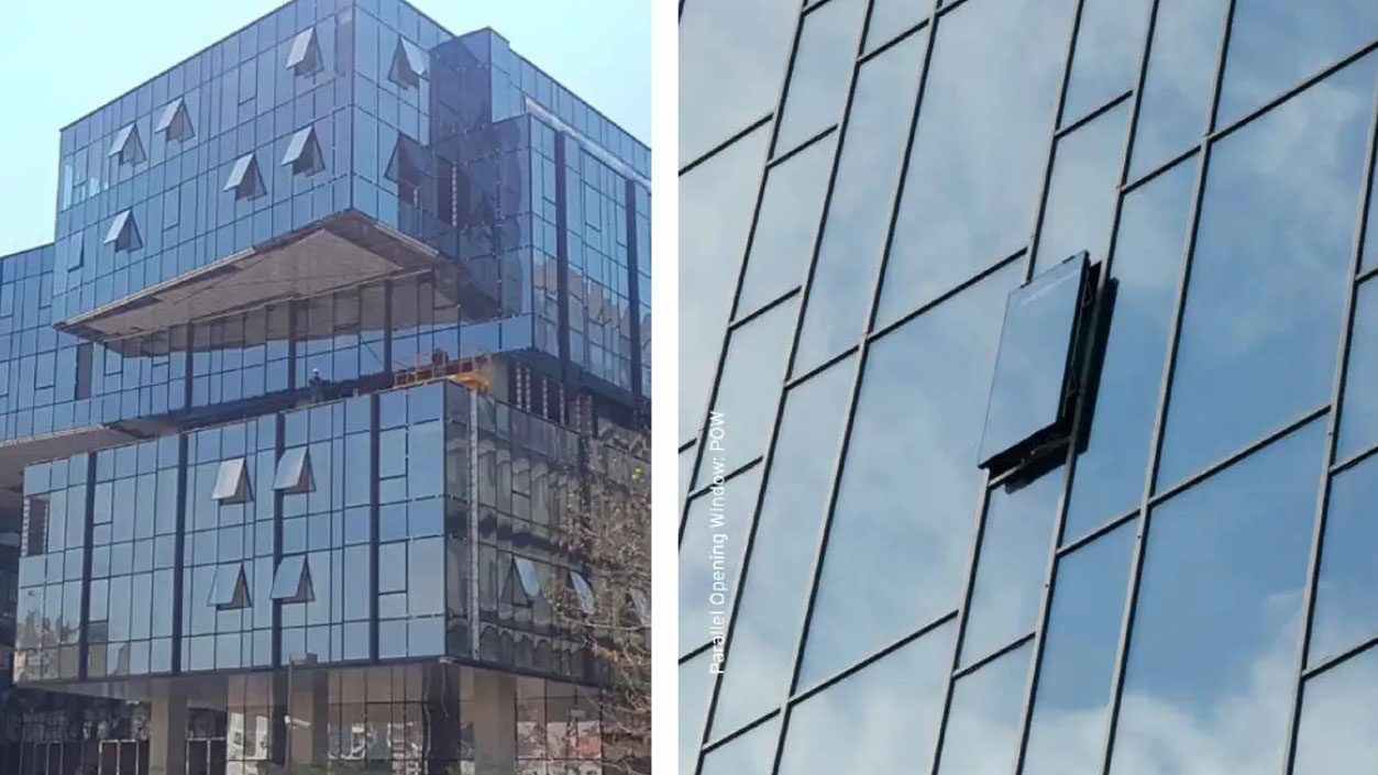 Ventilated Functional Curtain Wall Window