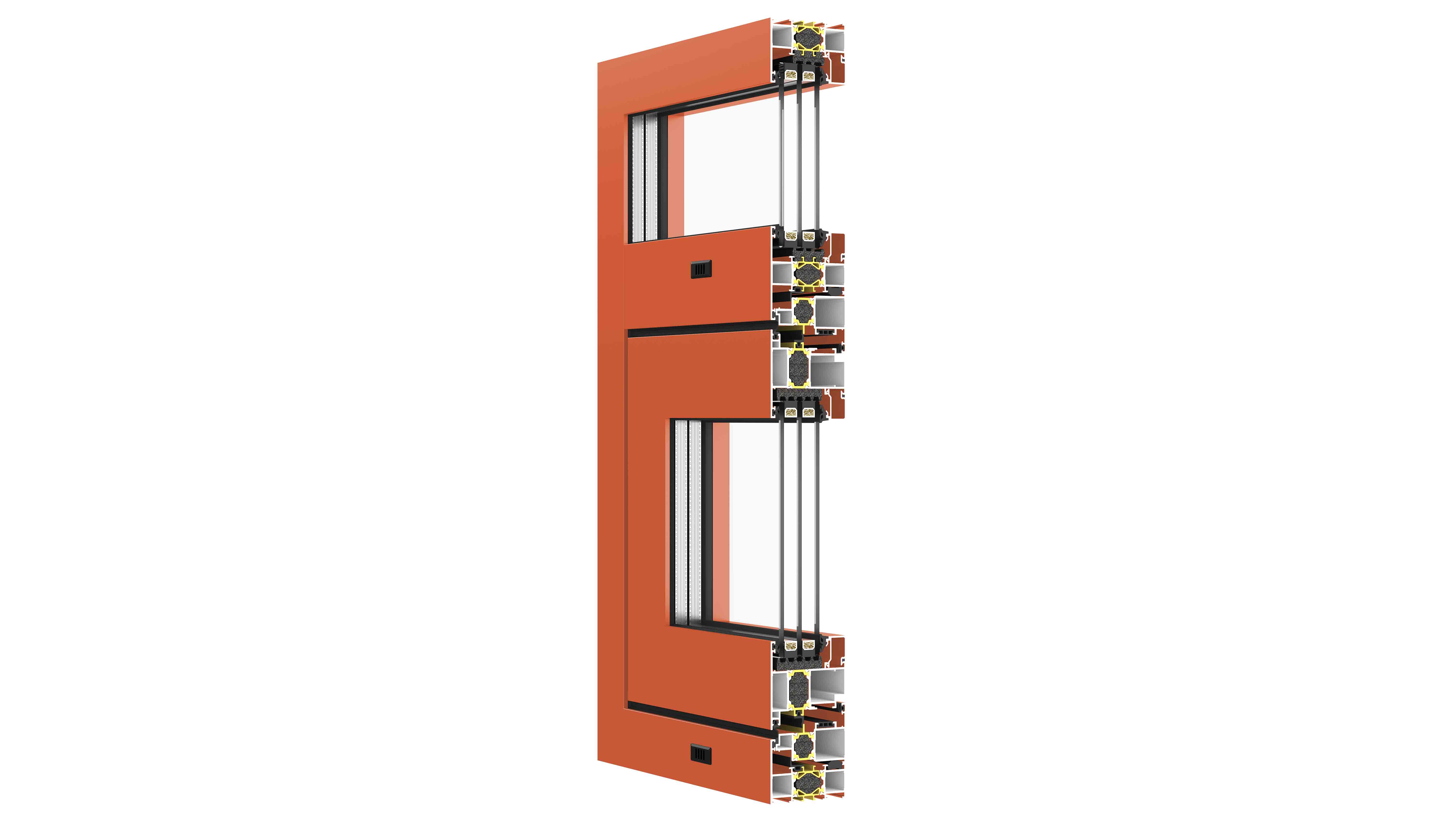 Inward Opening Tilt And Turn Aluminum Windows