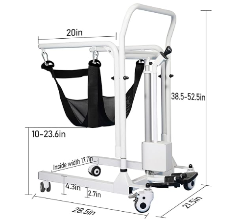 Electrical Easy Mobility Transfer Chair For Handicap