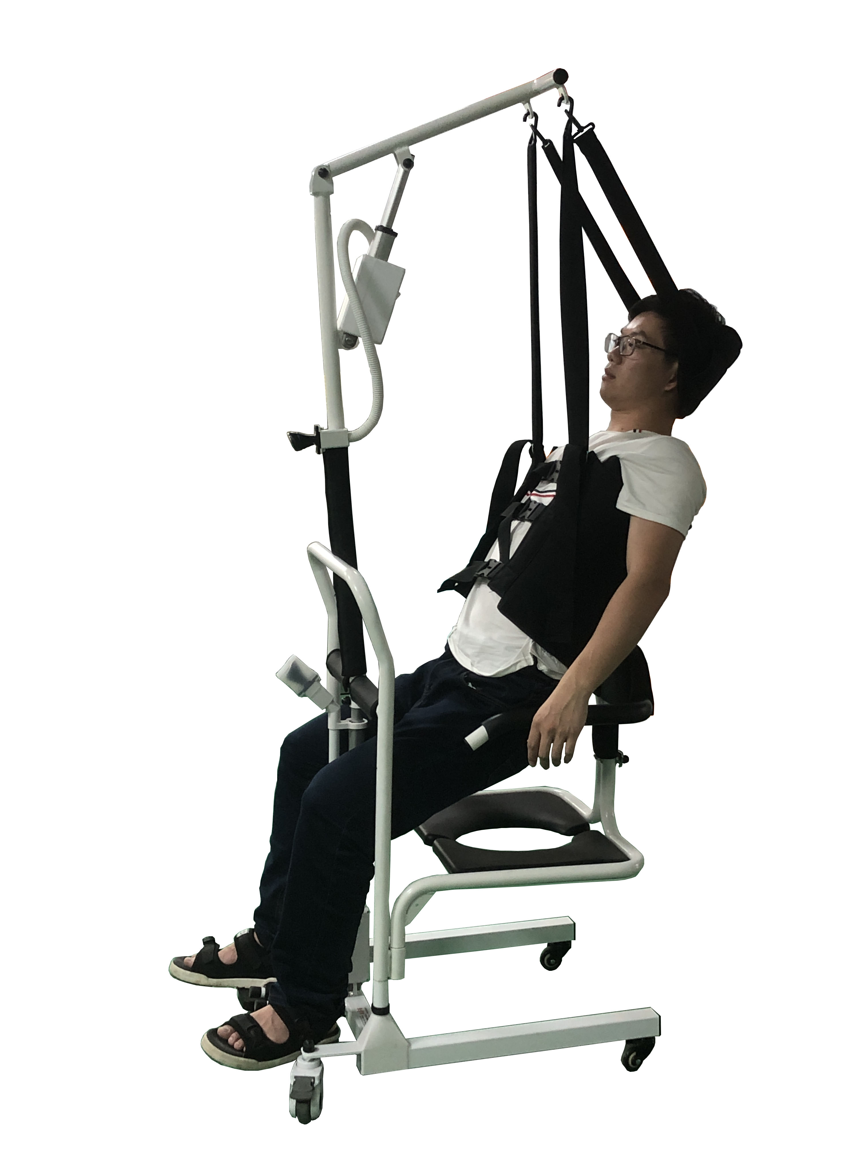 Nursing Patient Lifting Transport Chair For Elderly