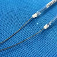 Semi Painted White Halogen Lamp IR Emitters Quartz