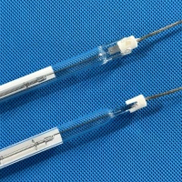 Semi Painted White Halogen Lamp IR Emitters Quartz