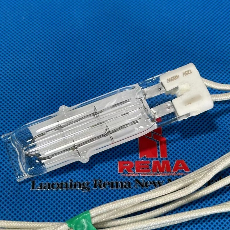 带白色涂层的双管红外卤素辐射器