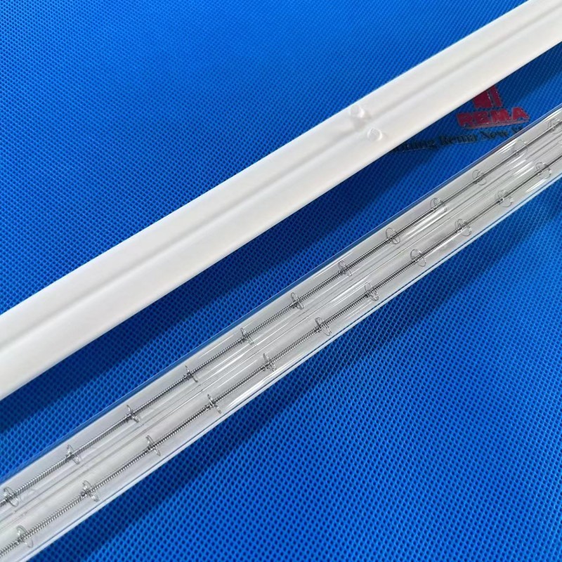 半喷漆白色工业短波红外辐射器