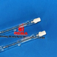 Lâmpada infravermelha de halogênio de tubo único transparente J118 220v 500w