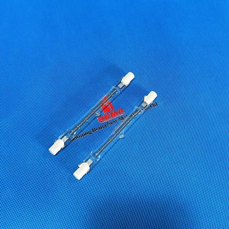 J118 220v 500w Clear Single Tube Halogen IR Lamp