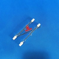 Lâmpada infravermelha de halogênio de tubo único transparente J118 220v 500w