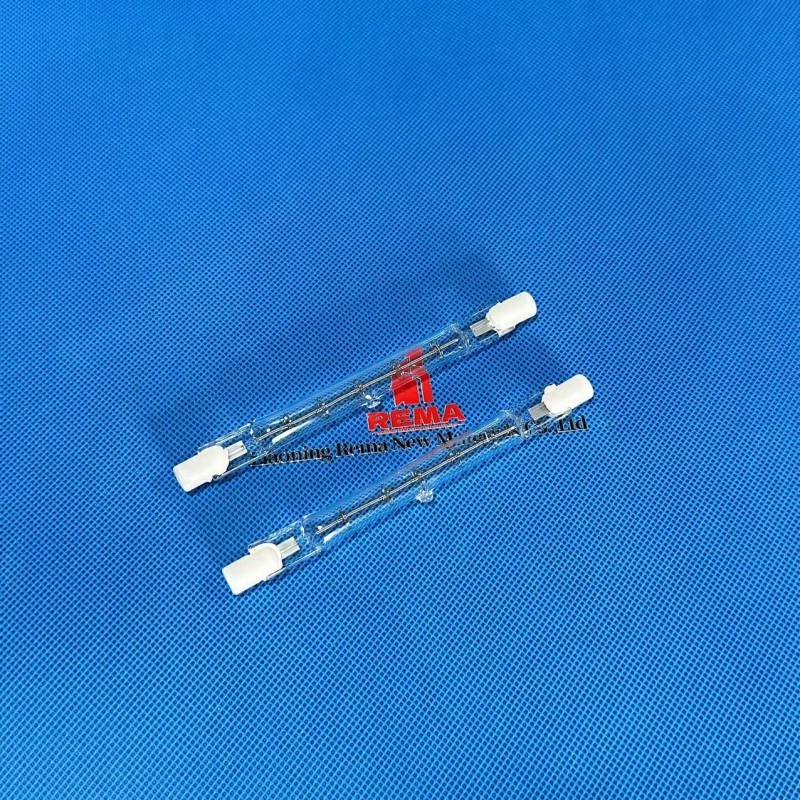 Lâmpada infravermelha de halogênio de tubo único transparente J118 220v 500w