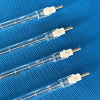 Lámparas de calor IR de onda corta transparentes para recubrimiento en polvo