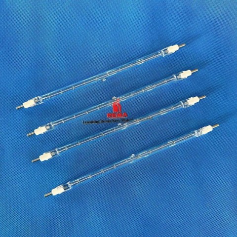 Lámparas de calor IR de onda corta transparentes para recubrimiento en polvo