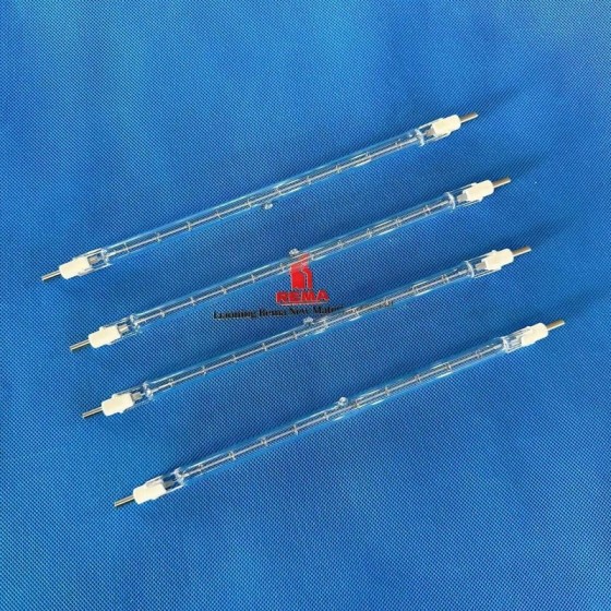 Lámparas de calor IR de onda corta transparentes para recubrimiento en polvo