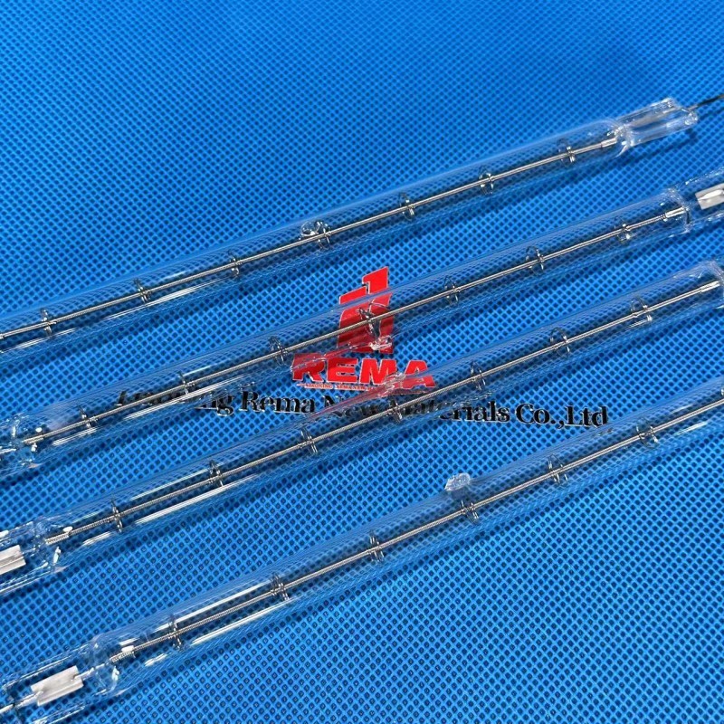 Shortwave Clear Halogen Heater Tube Lamp For Vacuum Forming