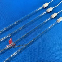 Lâmpada de halogênio transparente de quartzo para secagem de tinta e cura