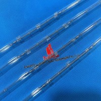 Lâmpada de halogênio transparente de quartzo para secagem de tinta e cura