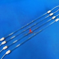 Lâmpada de halogênio transparente de quartzo para secagem de tinta e cura