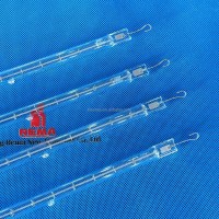 Lampe infrarouge à tube chauffant en quartz transparent pour formage sous vide