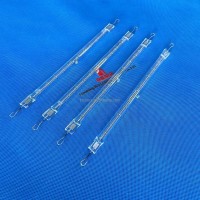 Lampe infrarouge à tube chauffant en quartz transparent pour formage sous vide