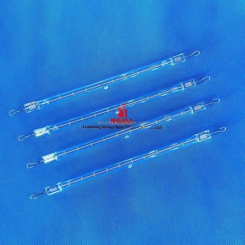 Lampe infrarouge à tube chauffant en quartz transparent pour formage sous vide