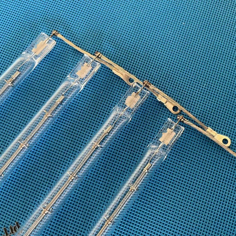 Lampada IR riscaldante a infrarossi al quarzo vicino per l'essiccazione delle lacche