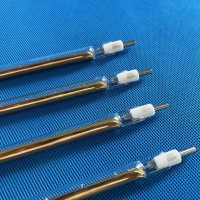 R7S Near Quartz IR Heater Lamp With Golden Reflector