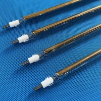 R7S Near Quartz IR Heater Lamp With Golden Reflector