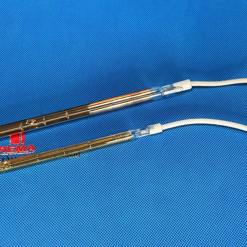 Lámpara de calentamiento por infrarrojos de onda corta R7s con reflector dorado