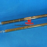 Lámpara de calentamiento por infrarrojos de onda corta R7s con reflector dorado