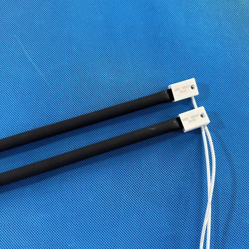 Aquecedor de halogênio infravermelho revestido preto para aquecedor elétrico