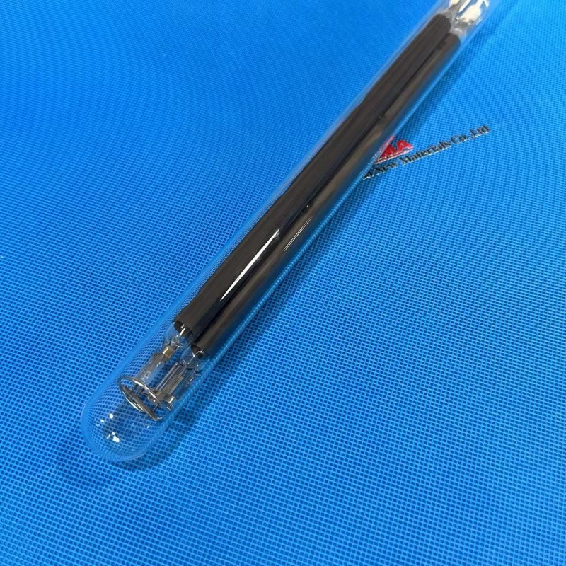 黑色涂层夹套卤素红外线加热灯