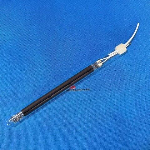 黑色涂层夹套卤素红外线加热灯