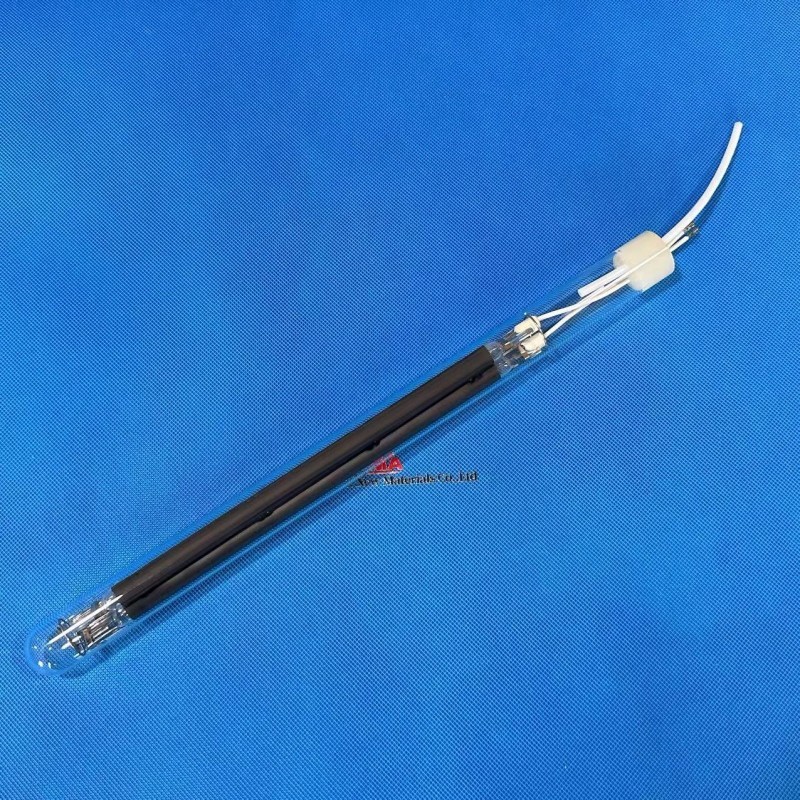 黑色涂层夹套卤素红外线加热灯