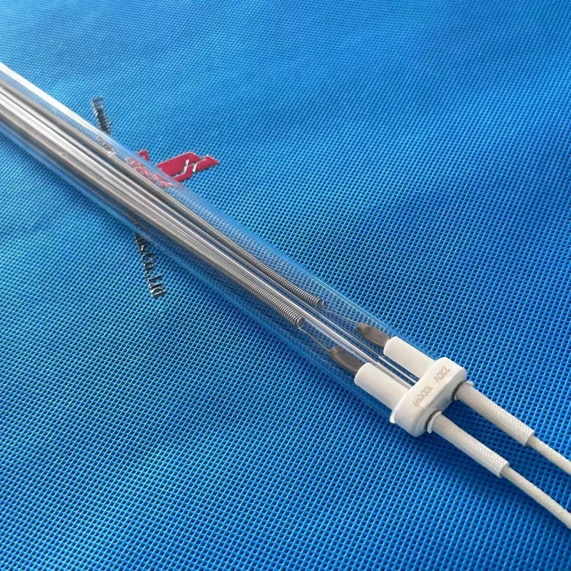 Aquecedor de tubo de quartzo de tubo duplo Med-wave Emissores infravermelhos