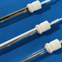 Lâmpada de tubo aquecedor de quartzo infravermelho de onda média para máquinas de embalagem retrátil