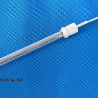 Lâmpada de aquecedores infravermelhos industriais de onda média pintada de branco